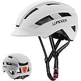 LUMDEER NEUBOZ Hat Bike Helmet for Adults - Certified Bicycle Helmet with Light & Visor, Durable Commuter Ebike Helmet for Men Women