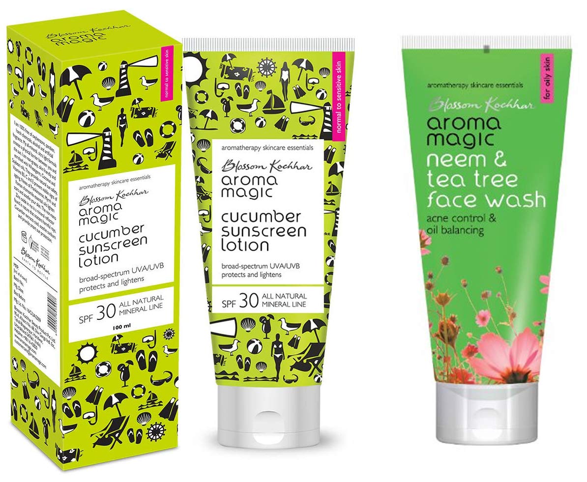 Buy Aroma Magic Cucumber Sun Screen Lotion, SPF 30, 100ml and Aroma