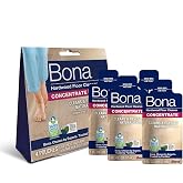 Bona Hardwood Floor Cleaner Concentrate - 1 fl oz - 4-Pack - Residue-Free Floor Cleaning Solution for Bona Spray Mop and Spray Bottle Refill - For Wood Floors