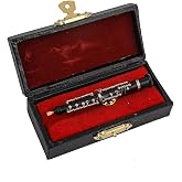 Miniature Musical Instrument Lapel Pin with Case Musical Instrument Brooch | Mini Musical Instrument Replica Brooch and Fashion Lapel Pin Collectible Birthday Gifts Decoration Ornament for Men and Women