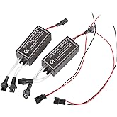 Madlife Garage 2PC CCFL Halo Ring Angel Eye Lights Inverter Ballast Replacement 12V Input Male From