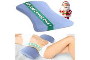 VAMORRY Lumbar Support Pillow for Bed Relief Back Pain: Lower Back Pillow for Sleeping - Memory Foam Waist Pillow - Back Wedge Bolster Pillow for Side, Back&Stomach Sleepers - Bed Rest Pillow for Car, Sofa