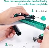 YIHUA 929D-V Desoldering Soldering Iron Kit with UK Plug 1.0/1.2/2.0mm Nozzles view 6
