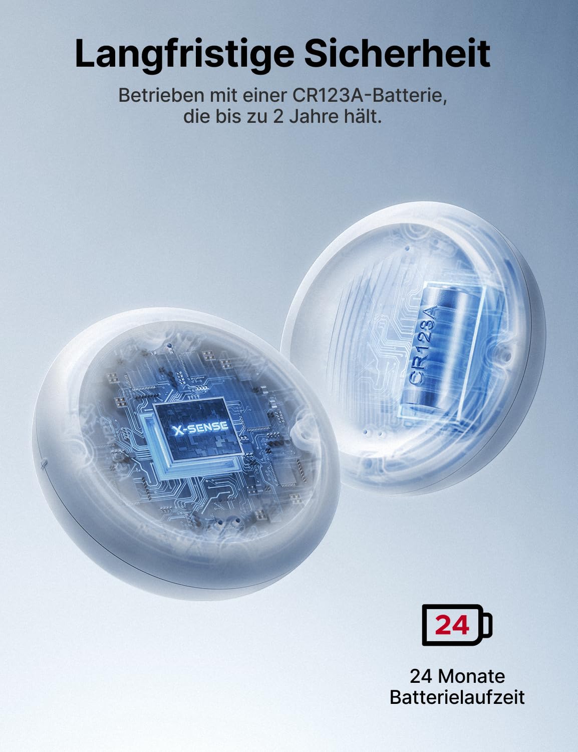 X-Sense 2-in-1 WLAN-Wassermelder mit Frostwarnung, Tieftemperatur-Melder, Smarter Sensor mit App-Benachrichtigungen, für Küche, Bad und Keller, kompatibel mit der X-SENSE Home Security App, SWS0B 8