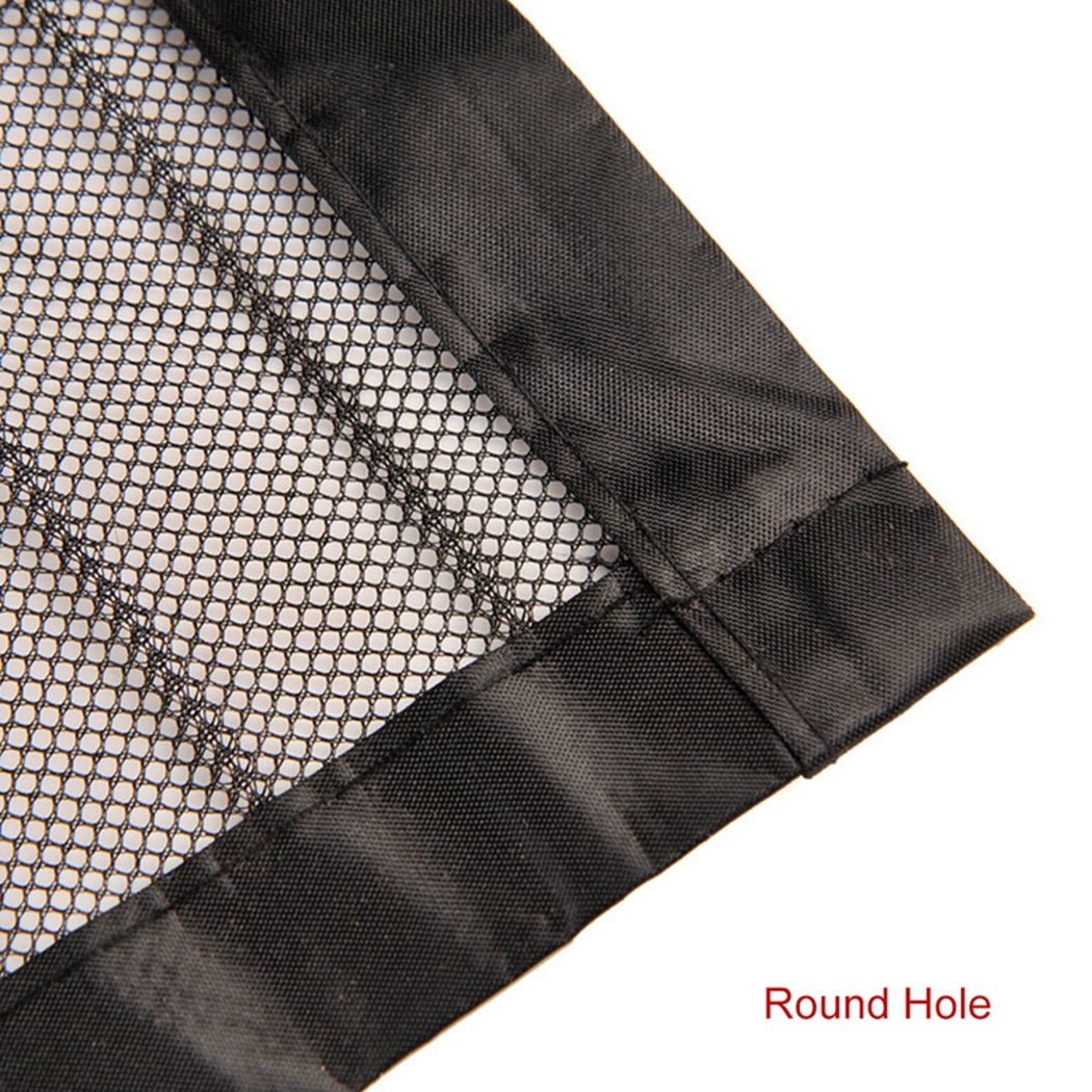 Magnetic Screen Door Curtain ，Hang Rui Mesh Curtain with Anti-mosquito and Breathable Dandelion Pattern,Fits Door Up to 90X210cm (100X210cm, brown)