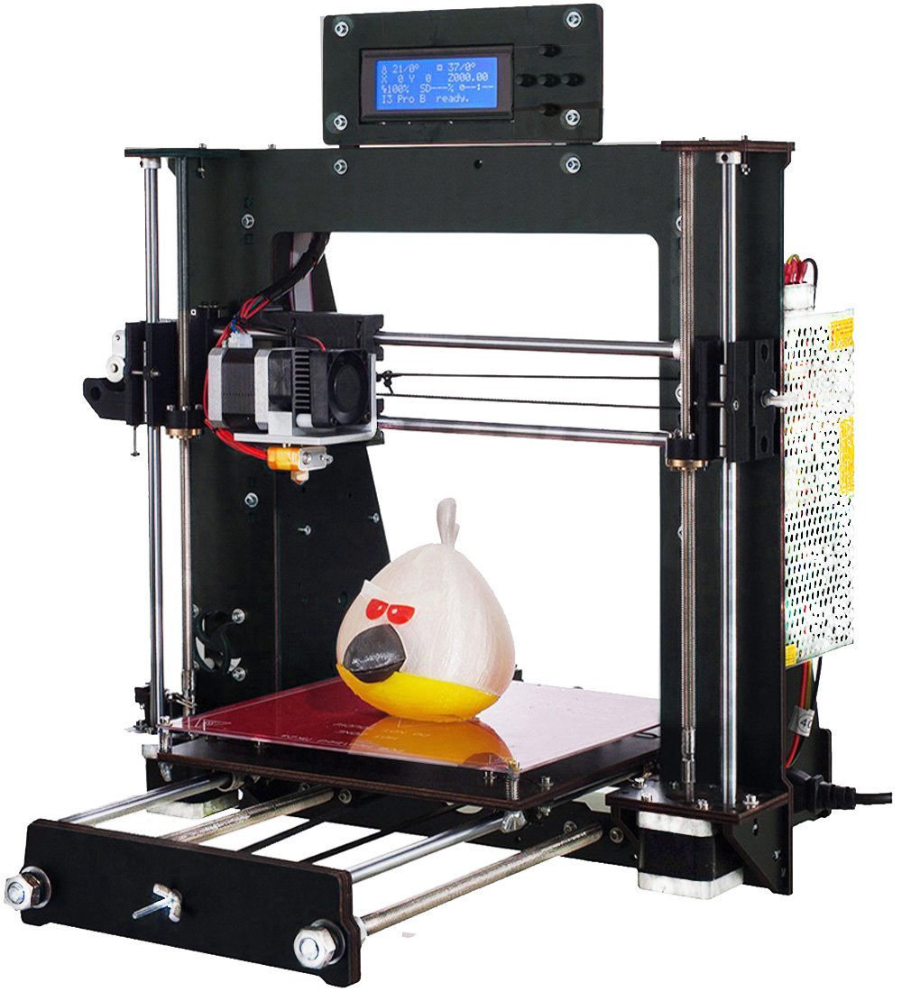 WinTinten 2018 New Desktop Prusa i3 DIY 3D Printer Kits, High Accuracy