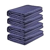4 Pack Moving Blankets Heavy Duty 80"x72" Quilted