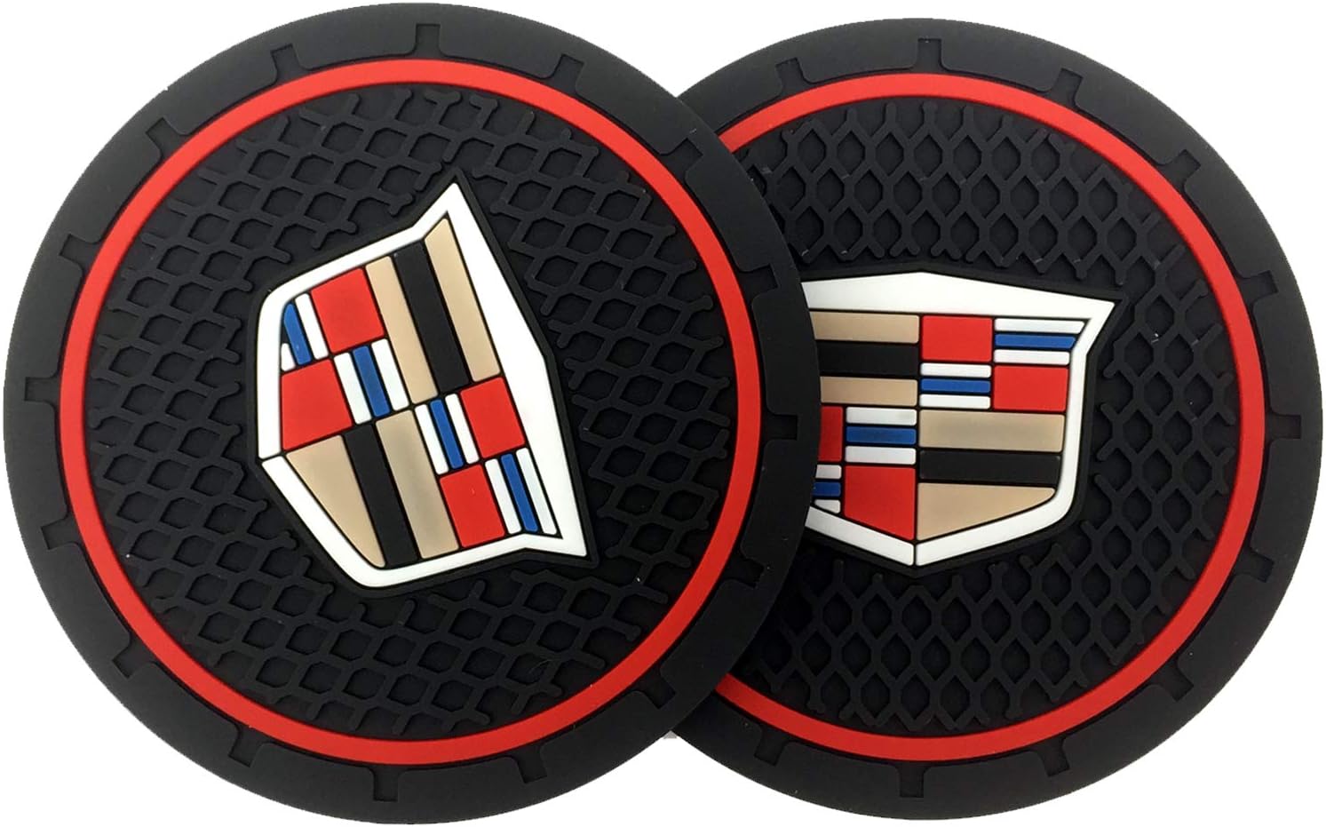 Dedicated to Cadillac Decorative Accessories 2PC Coasters, Suitable for Cadillac Escalade, etc. (2.75 inch)