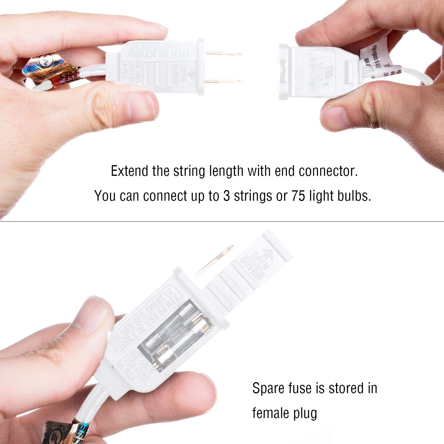 Vintage Backyard Patio Umbrella Lights With 25 Clear Bulbs 25ft G40 Outdoor Globe String Lights Indoor Outdoor Hanging Light String For Wedding Party Bistro Cafe Deck Pergola Decor Black Patio Lawn Garden