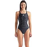 Arena Womens Arena Performance Women's Ribbed Swim Pro Back Swimsuit Ladies Sports Bathing Suit