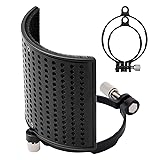 Moukey Microphone Pop Filter, Metal Mic Pop Filter