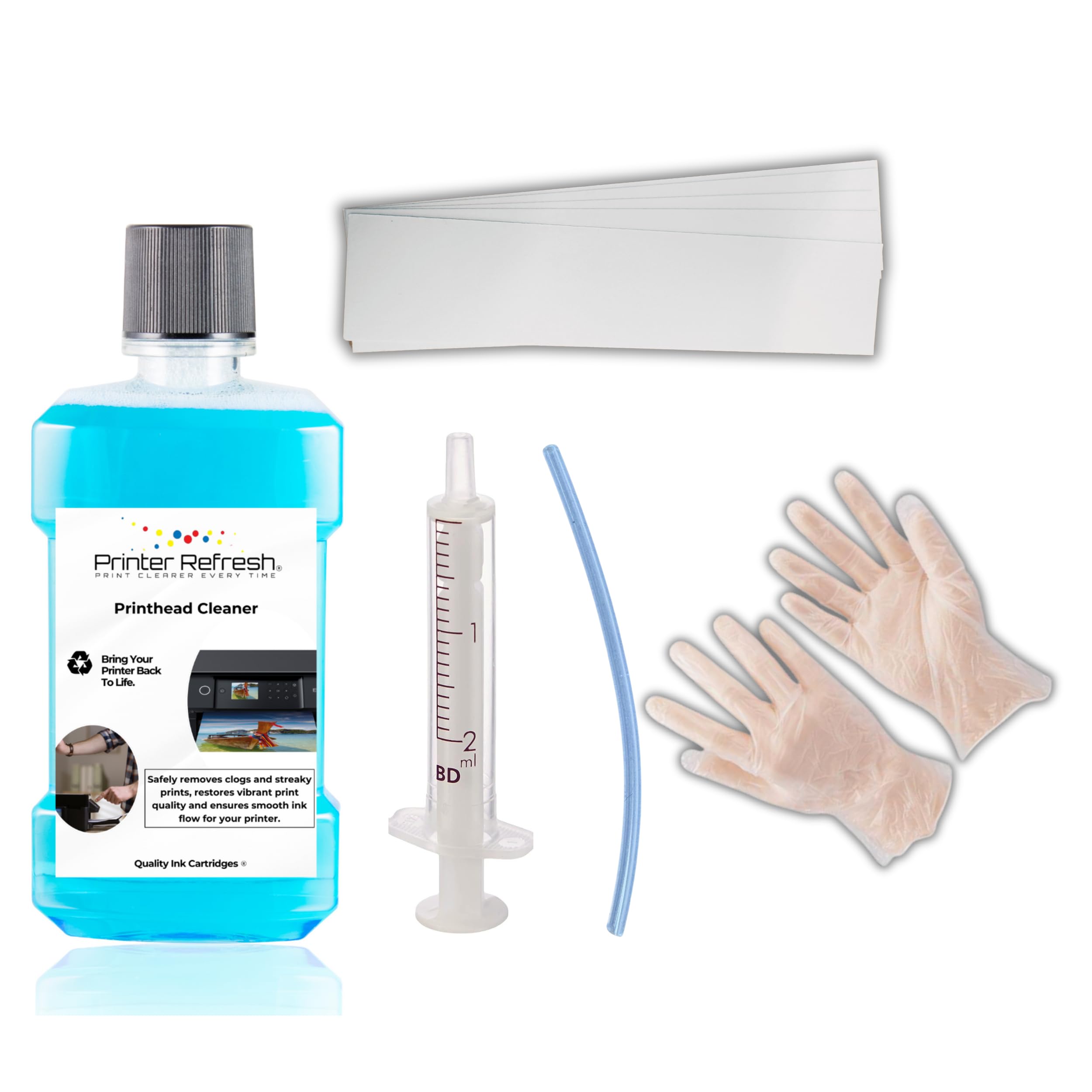 Printer Refresh Ltd - Blocked Printhead Cleaner And Unblocker Kit - Blocked Printer Nozzle Cleaning - Compatible With Epson Printers