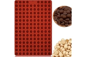 HKNMTT Mini Semi Sphere Shape Molds Silicone, 148 Cavities Round Baking Moulds for Dog Treats Snack Candy Chocolate Chip Cook