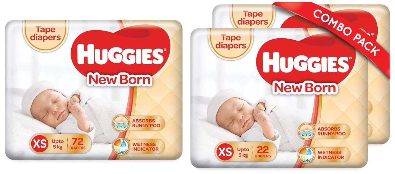 huggies taped diapers for newborn
