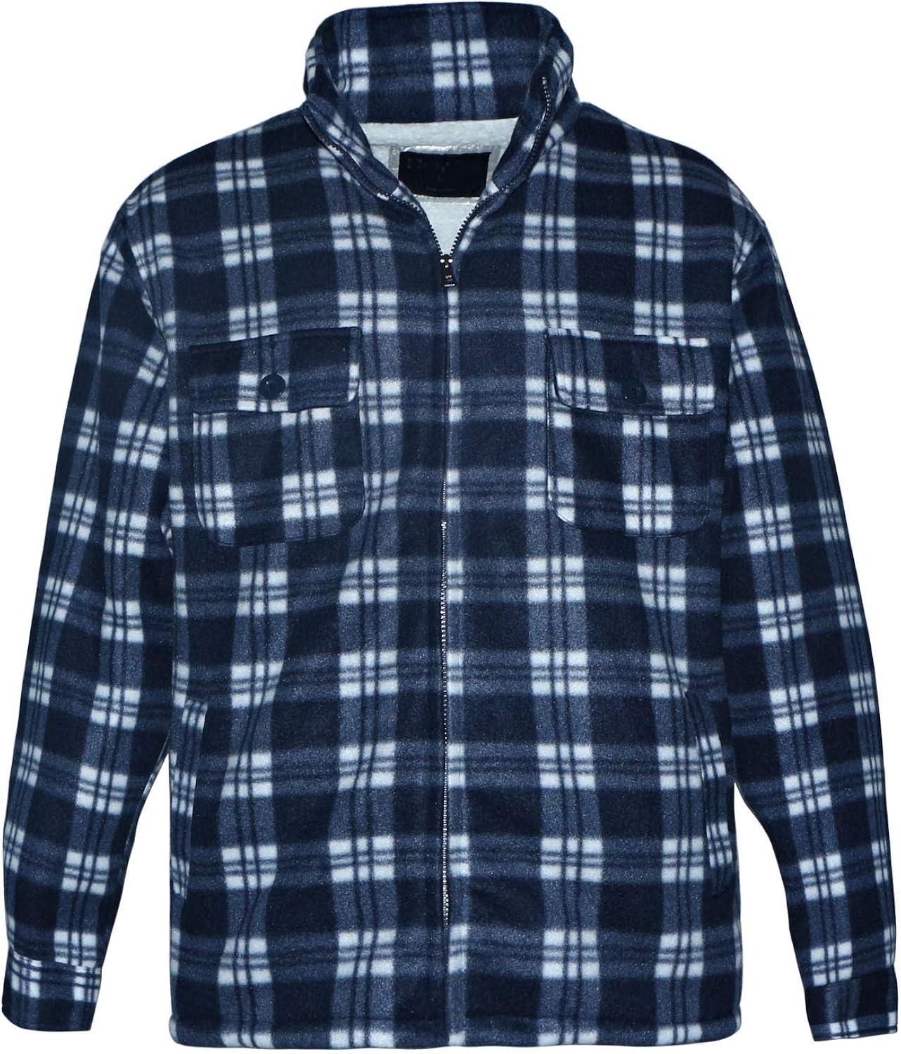 Heavy Fleece Plaid Warm Hooded Jackets 