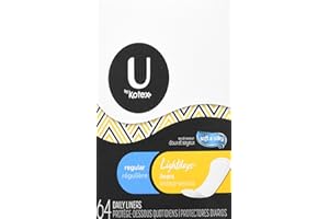 U BY KOTEX Kotex Natural Balance Lightdays Liners, Regular -64 ct.
