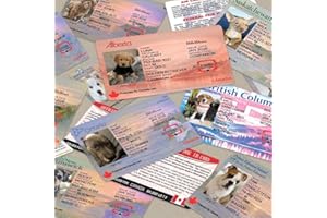 Custom Canada Service Dog Identification - Professional Province-Specific Card with Photo - Emailed Digital ID Included - Fac