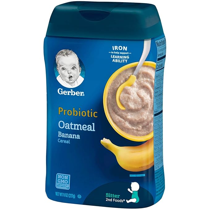 gerber probiotic oatmeal banana