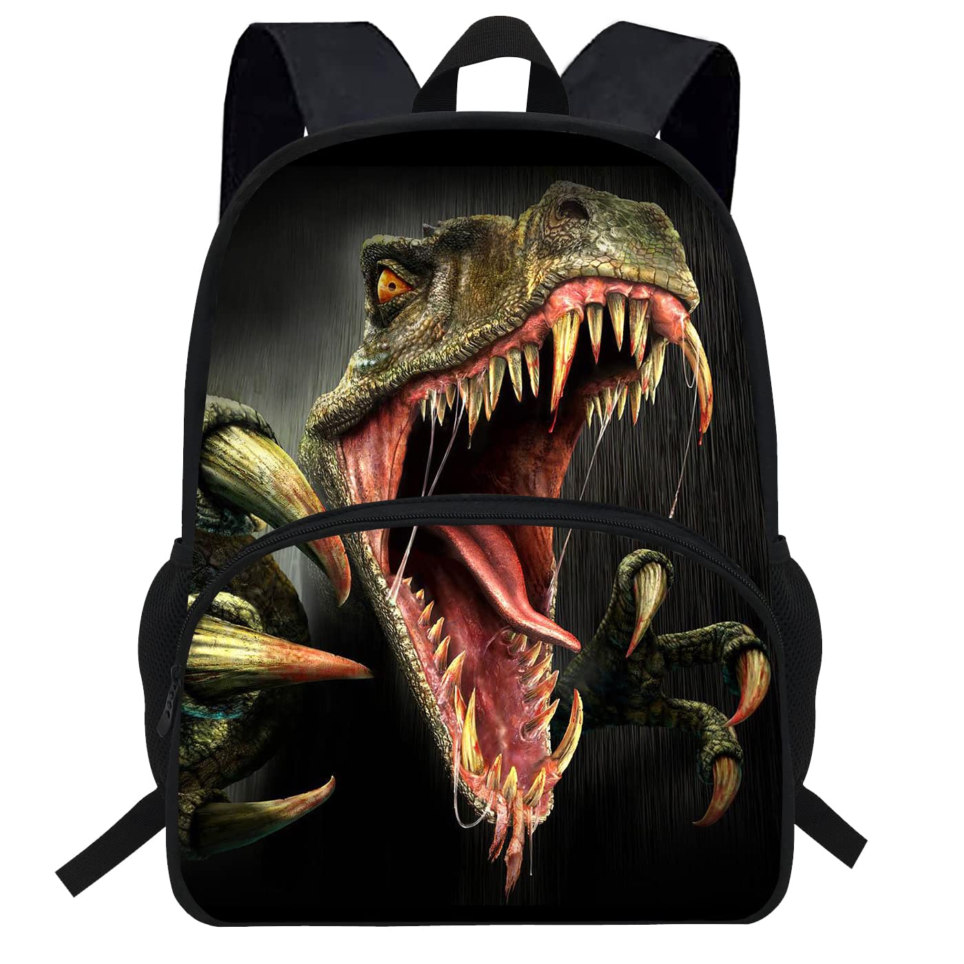 VEEWOW 16inch Animal Daypack Dinosaur T Rex Backpack For Kids School Bag Boys Girls (D944a)