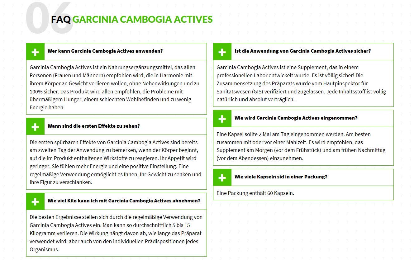 Garcinia Cambogia Actives Premium Schlankheitskur Gesundes