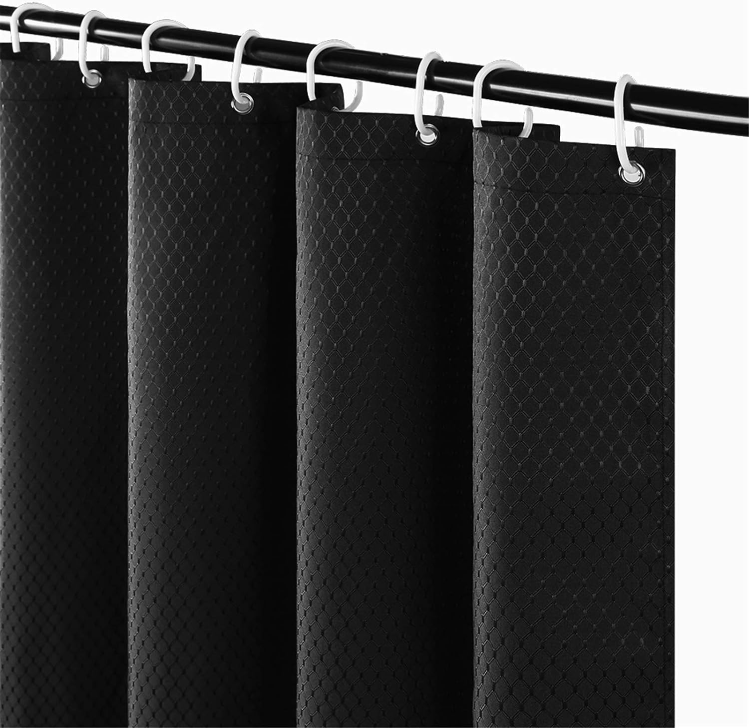 Rideau de douche anti-moisissure 180x180 cm, rideau de douche en tissu