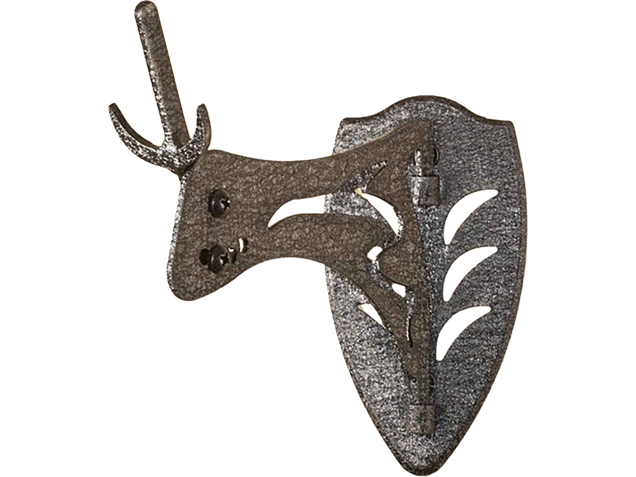 Photo 1 of Skull Hooker Little Hooker European Trophy Mount - Perfect Kit for Hanging and Mounting Taxidermy Deer Antlers and other Skulls for Display – Graphite Black