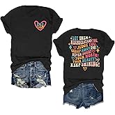 Mental Health Shirt for Women Let Them Misunderstand You Tshirt Cute Heart Motivational Graphic Tee Inspirational Gift