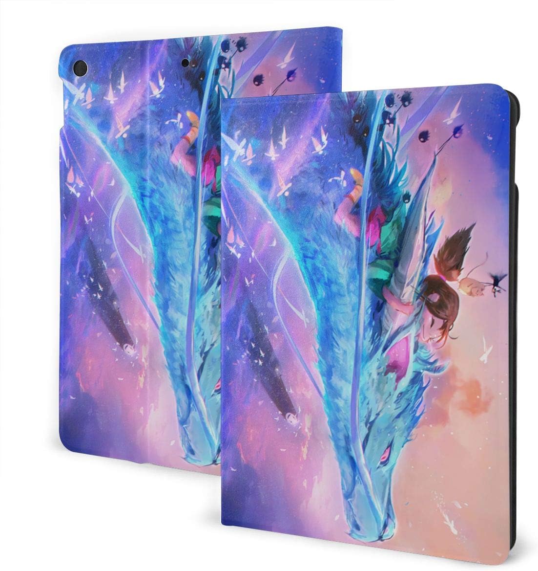 Spirited Away Case Fit IPad 7 Th 10.2 Inch Case with Ultra Slim Lightweight Stand Leather Case/Auto Wake Sleep