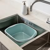 Addis Premium Soft Grip Large Rectangular Washing Up Bowl 9.5 L Sea Mist view 4