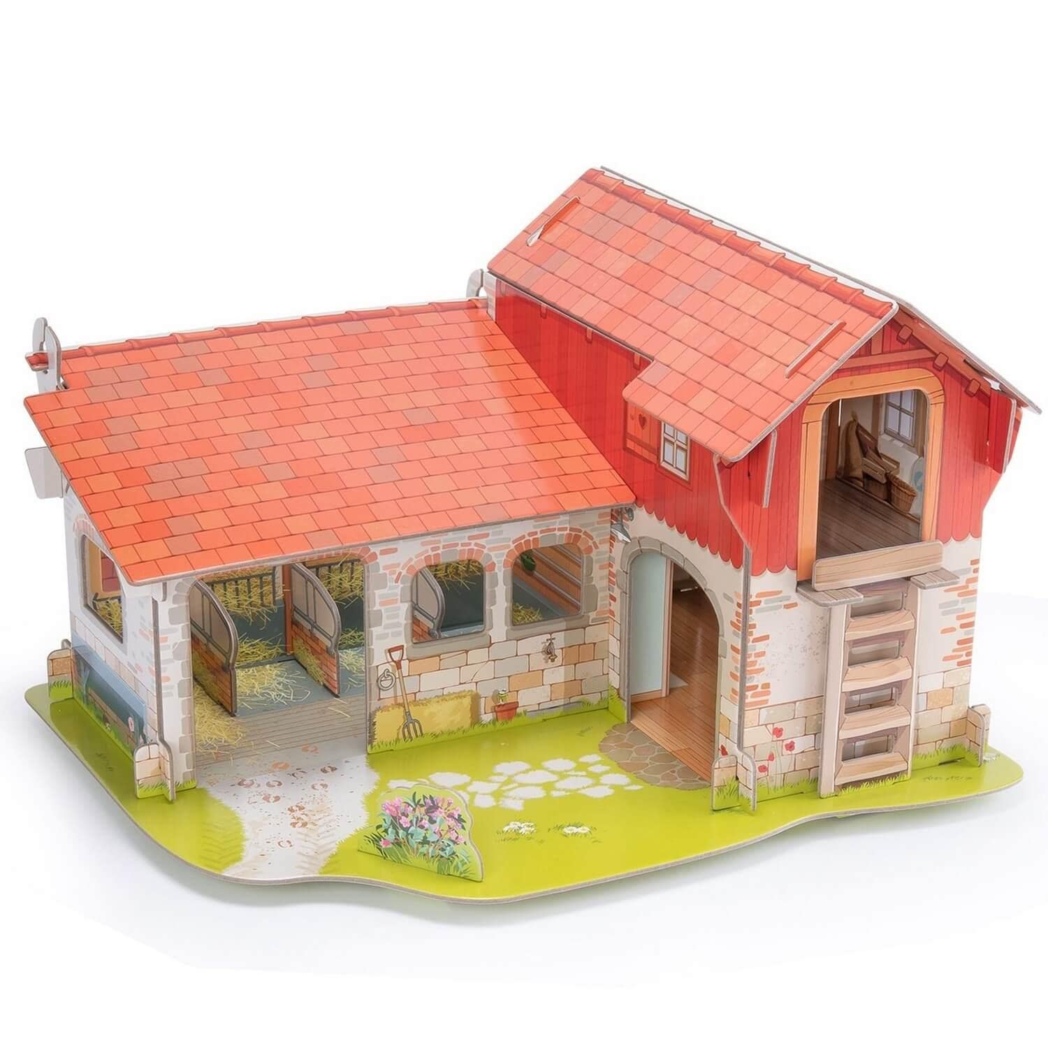 Papo - 60118 - Environnement Isiplay - The Farm, Multicolor