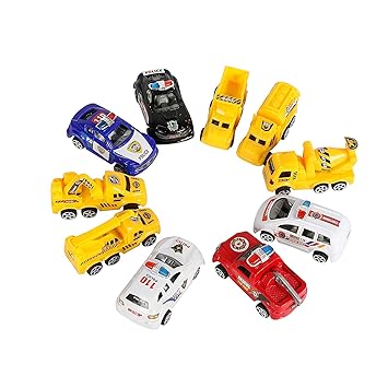 Pullback Cars for Kids Toys for Boys & Girls, Set of 10 Pullback Cars - Multicolor