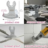 XXGO 8 Pcs Diamond Grout Blade Set for Oscillating Tool XG8001SU view 2