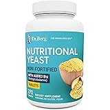 Dr. Berg's Nutritional Yeast Tablets – Non-Fortified Natural B12 Added - All 8 B Vitamin Complex – No Gluten Non-GMO No Synth