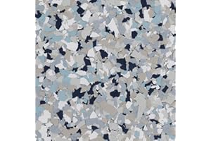 EPOXY FX Epoxy Flakes 1/4" (5 Pounds) - Epoxy Floor Flakes/Garage Floor Flakes for Decorative Floors and Crafts (506 Rapids)