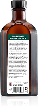 Nature Spell Tea Tree Oil for Hair & Scalp 150ml Pre-Diluted Lightweight Oil view 6