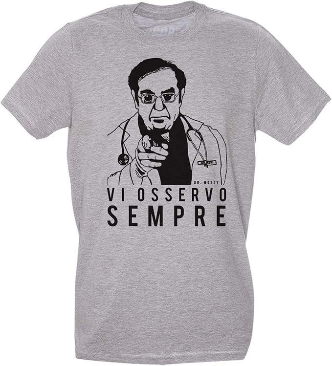Dr Nozzy T Shirt Vi Osservo Sempre Grafica Divertente Sulle Frasi Del Dottor Nowzaradan Choose Ur Color Bambino Amazon It Abbigliamento