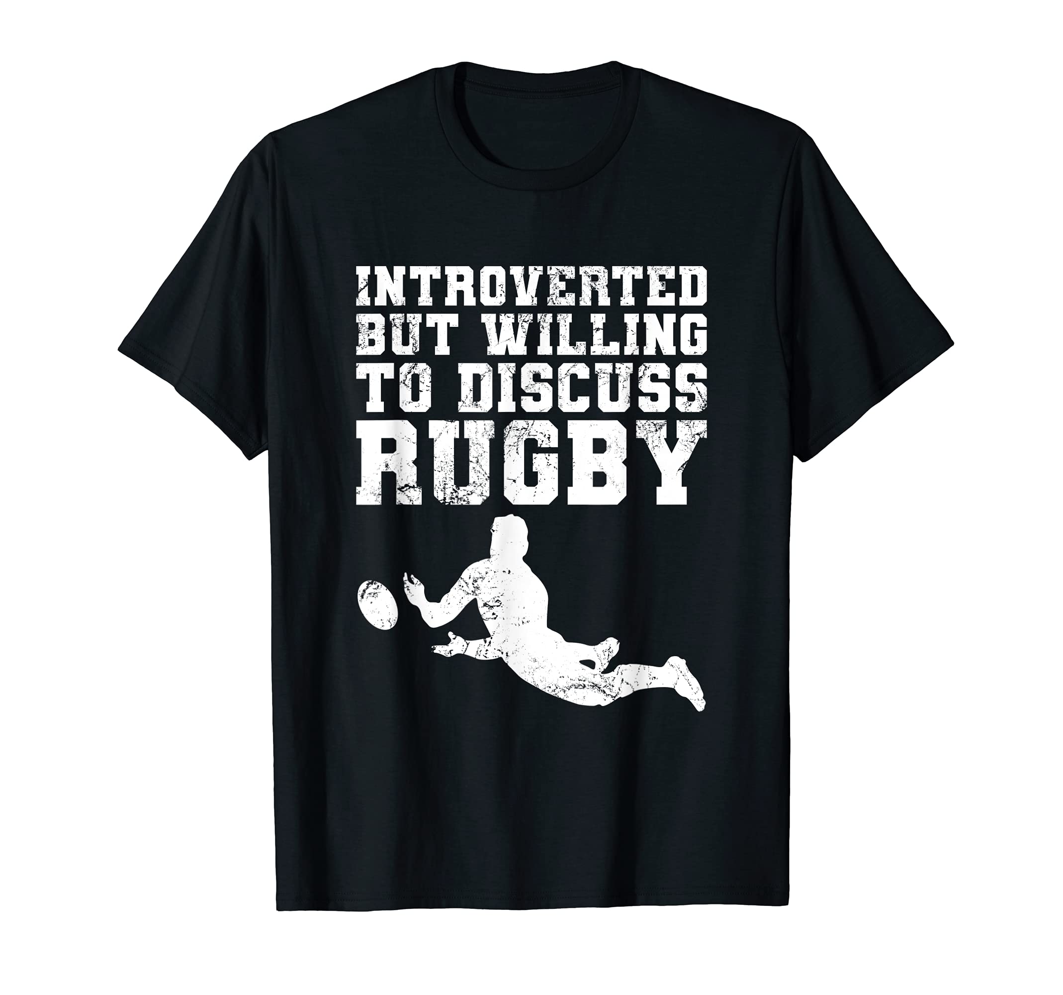 Funny Rugby Quote - Rugby Fan - Willing To Discuss Rugby T-Shirt