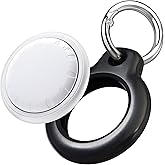 Spotelo Bluetooth Tracker 1 Pack, Works with Apple Find My (iOS Only) Tracker Include 1 Anti-Scratch Keychain Holder, Item Finders for Key, Handbag, Luggage, Over 1 Year Battery Life