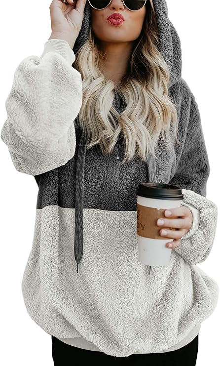 womens grey adidas trefoil hoodie