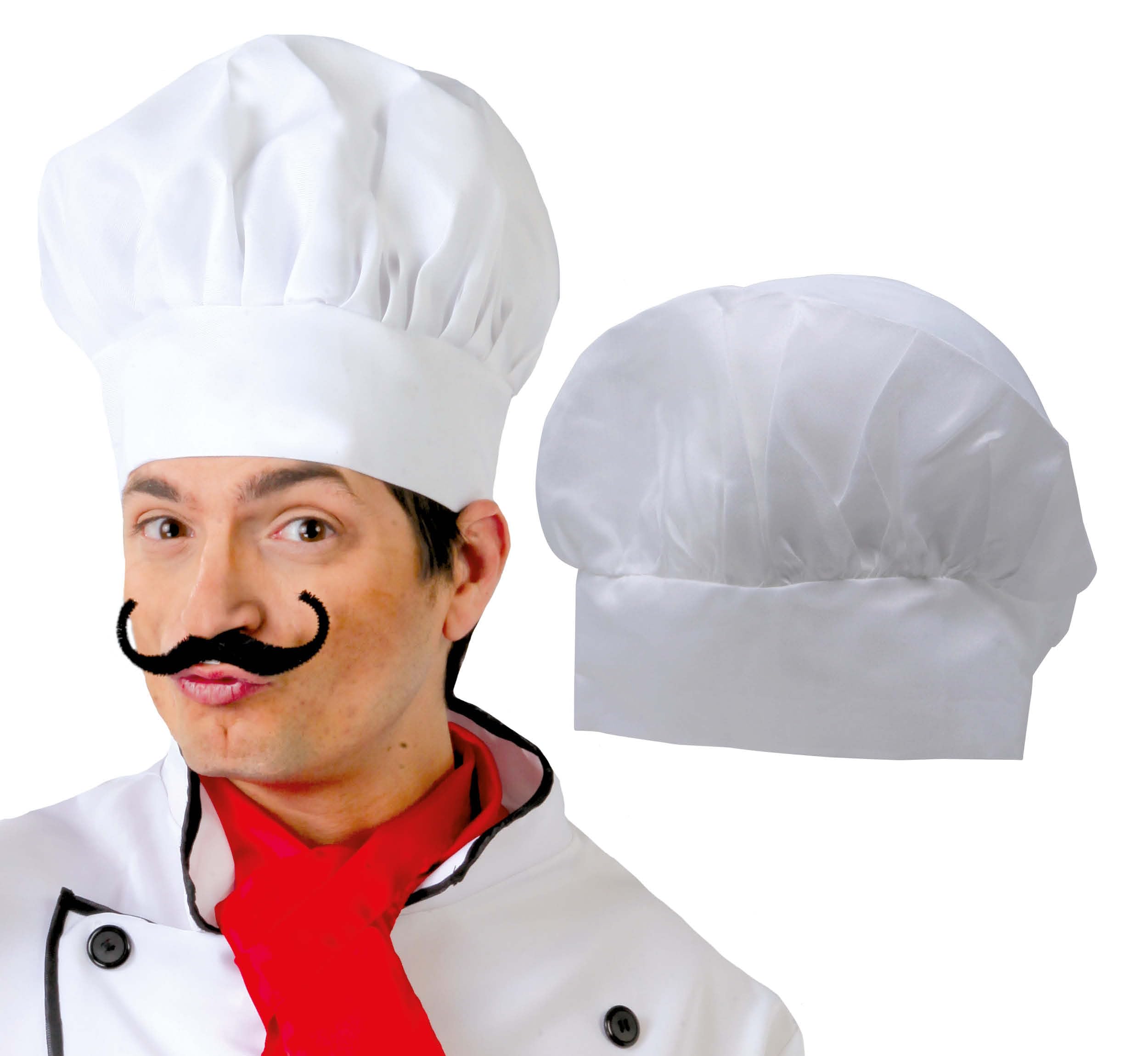 GUIRCA – Chef’s Hat, Fabric, One Size, White (13011)