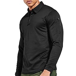 MIER Men's Outdoor Performance Tactical Polo Shirts