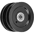 Deckspindel Doppelrolle Ersetzt 756-0638 Für MTD Rasentraktor LT16, LT165, LT18, LT185