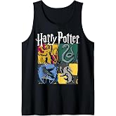 Harry Potter House Crests Panels Tank Top