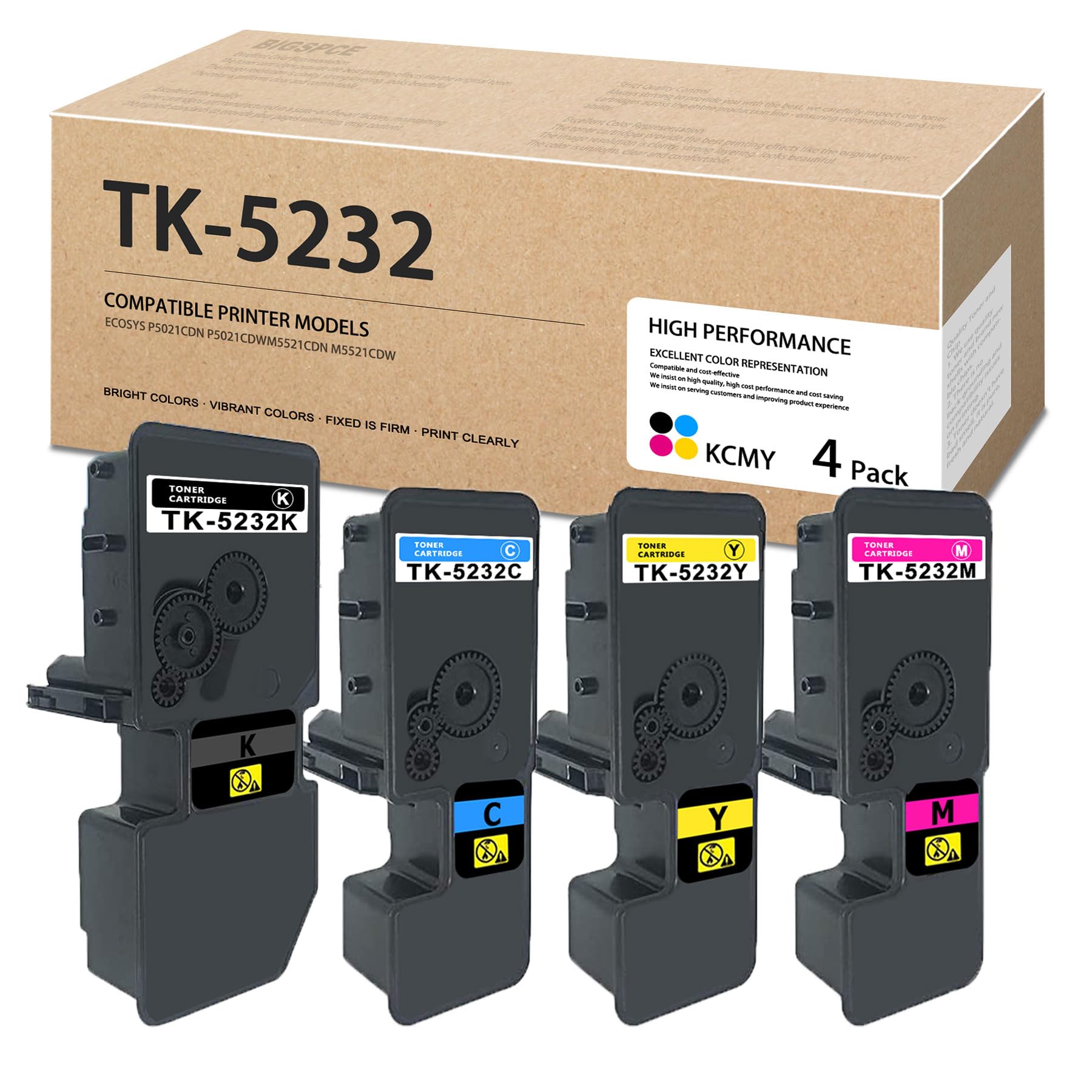 TK-5232 TK5232 Toner Cartridge Set