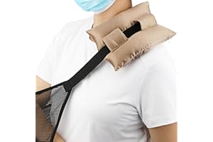 BNRendles Satin Neck Pad Strap Cushion for Arm Sling Pillow Comfort Support Padding Rotator Cuff Replacemet Surgery Elbow Brace Carry Padded Cover Broken Wrist Hand Injury, Taupe