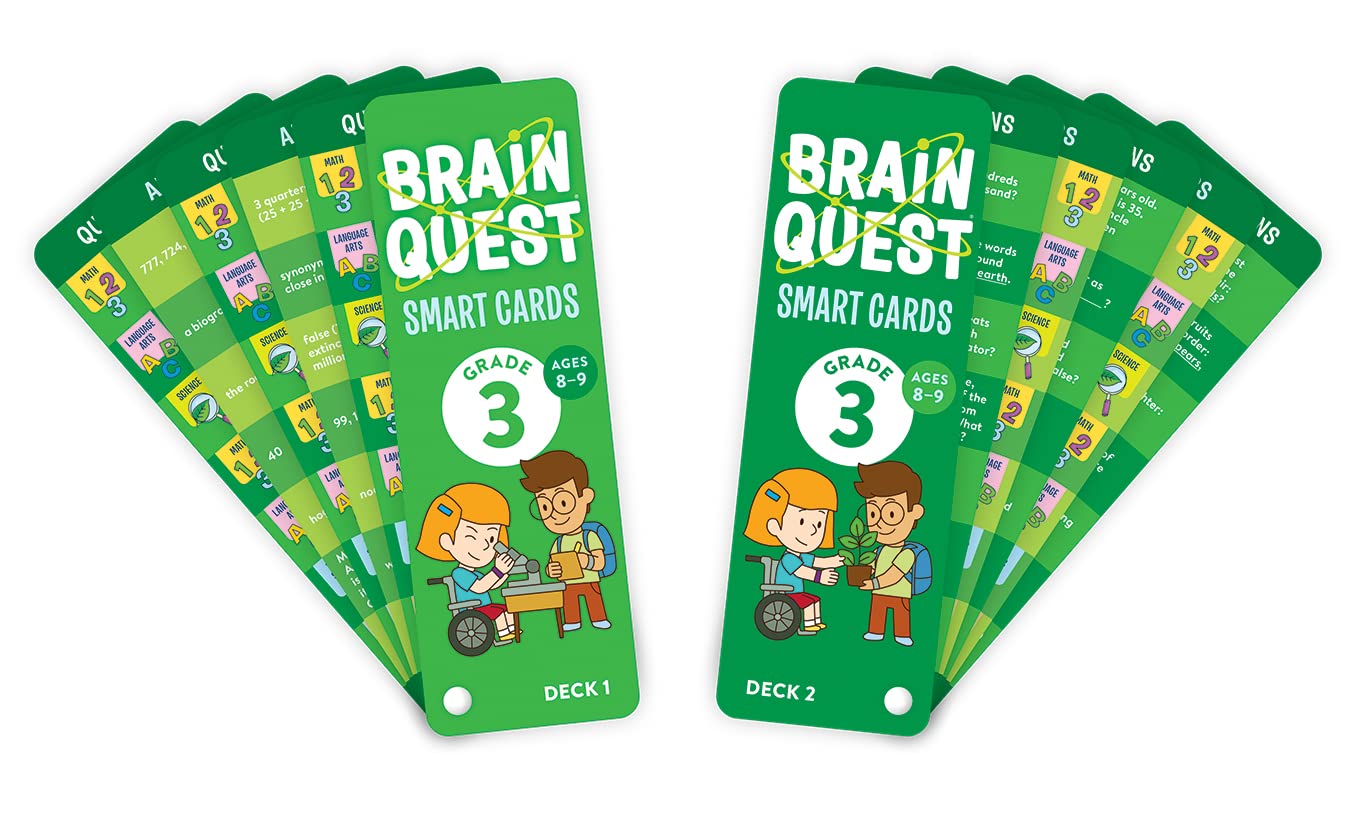 Brain Quest 3rd Grade Smart Cards Revised 5th Edition (Brain Quest Smart Cards)