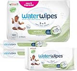 WaterWipes Sensitive+ Baby & Toddler Wipes 180 Count 3 Packs Unscented