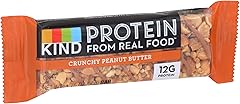 KIND Protein Bar, Crunchy Peanut Butter, Gluten Free, 12g Protein, 1.76 Ounce Bar Sample