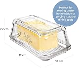Kilner Butter Dish 250g Capacity - Durable Sodalime Glass BPA Free Dishwasher view 5