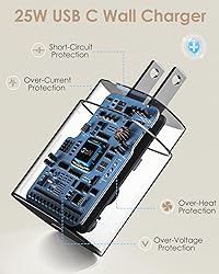 2 in 1 for Samsung Watch Charger, 25W USB C Fast